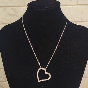 Swarovski Necklace With Heart Pendant